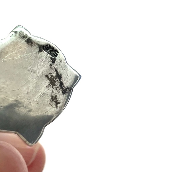 Sterling Silver 925 Antique Celtic Shield Earrings - Picture 6 of 8